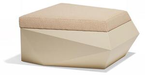 Vondom Podnožka Faz, Vondom, 90x85x32 cm, matný polyetylén farba podľa vzorkovníka, sedák vonkajšia látka Group 1A a 1B farba podľa vzorkovníka
