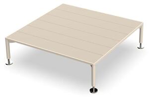 Vondom Konferenčný stolík Hamptons, Vondom, štvorcový 85x85x24,5 cm, rám hliník farba podľa vzorkovníka, doska Solid Core farba podľa vzorkovníka