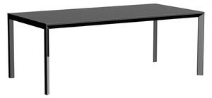 Vondom Jedálenský stôl Frame, Vondom, obdĺžnikový 200x100x74 cm, rám hliník farba podľa vzorkovníka, doska HPL s čiernym okrajom farba podľa vzorkovníka