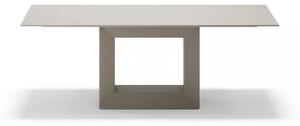 Vondom Jedálenský stôl Vela, Vondom, obdĺžnikový 200x100x72 cm, matt polyethylen farba podľa vzorkovníka, doska HPL s čiernym okrajom farba podľa vzorkovníka