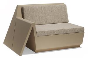 Vondom Ukončovací diel pravostranný Rest, Vondom, 116x105x74 cm, matt polyethylen farba podľa vzorkovníka, sedáky vonkajšia látka Group 1A a 1B farba podľa vzorkovníka