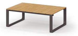 Vondom Konferenčný stolík Tulum, Vondom, 120x80x42 cm, rám hliník, doska natural teak
