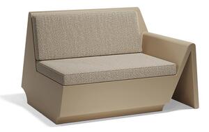 Vondom Ukončovací diel ľavostranný Rest, Vondom, 116x105x74 cm, matt polyethylen farba podľa vzorkovníka, sedáky vonkajšia látka Group 1A a 1B farba podľa vzorkovníka