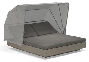Vondom Denná posteľ so sklopnou strieškou a polohovacími chrbtovými opierkami Vela, Vondom, 193x211x159 cm, matt polyethylen, matrac vonkajšia látka Group 1A a 1B, farebné vyhotovenie podľa vzorkovníka