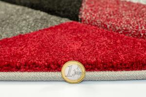 Flair Rugs koberce Kusový koberec Hand Carved Aurora Grey / Red - 200x290 cm