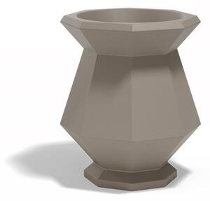 Vondom Vonkajší kvetináč Origami Kashi, Vondom, 62,5x62,5x80 cm, matný polyetylén, farba podľa vzorkovníka