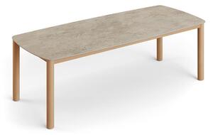 Jati Kebon Jedálenský stôl Benoa, Jati Kebon, obdĺžnikový 240x100 cm, rám teak, doska keramika 12mm dekor Chianca