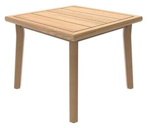 Jati Kebon Tíkový odkladací stolík Lynn Teak, Jati Kebon, štvorcový 55x55x44,7 cm