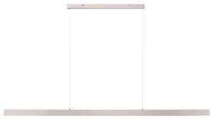 LED závesná lampa medená kovová lineárna 160 cm industriálny moderný štýl kuchyňa jedáleň