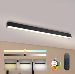 Brilagi - LED stmievateľné stropné svietidlo SLEEKLINE LED/40W/230V Wi-Fi Tuya čierne + diaľkový ovládač