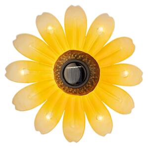 LED solárna kvetina 14x4cm dekoratívna záhradná lampa