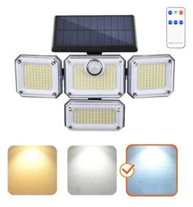 LED solárny reflektor so senzorom GLOW LED/2,5W/3,7V 6500K IP44 2400 mAh
