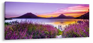 Obraz jazera (120x50 cm)