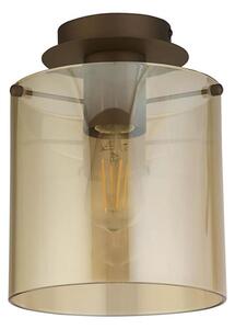Searchlight 88911-1MO - Stropné svietidlo SWEDEN 1xE27/60W/230V pr.22 cm hnedé/dymové
