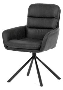 Autronic Otočná JEDÁLENSKÁ A KONFERENČNÁ STOLIČKA - šedá - 63 x 95 x 61 cm