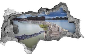 Nálepka fototapeta 3D výhľad Drevený most nd-b-68963290
