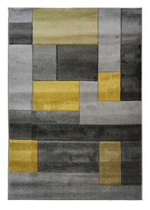 Flair Rugs koberce Kusový koberec Hand Carved Cosmos Ochre - 80x150 cm
