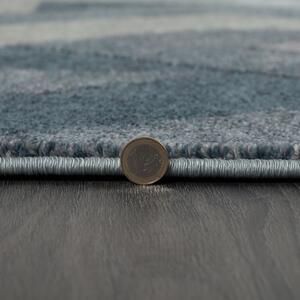Flair Rugs koberce Kusový koberec Hand Carved Aurora Denim Blue - 200x290 cm