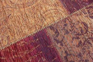Flair Rugs koberce Kusový koberec Manhattan Patchwork Chenile Terracotta - 120x170 cm