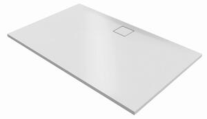 Sprchová vanička obdĺžniková Hüppe EasyFlat 180x90 cm liaty mramor biela matná EF0115.083