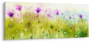 Obraz - Lúčne kvety (120x50 cm)