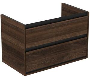 Kúpeľňová skrinka pod umývadlo Ideal Standard Connect Air 80x51,7x44 cm vlašský orech mat R0474NE