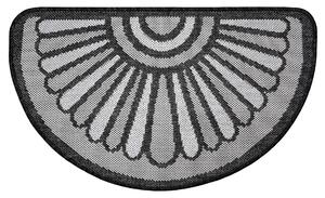 Hanse Home Collection koberce Protišmyková rohožka Weave 105251 Anthracite Gray Cream - 50x80 cm