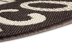 Hanse Home Collection koberce Protišmyková rohožka Weave 105253 Taupe Brown Cream - 50x80 cm