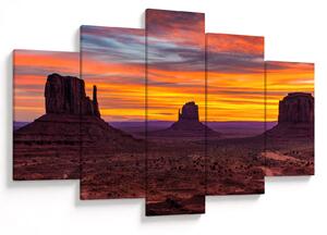 Obraz - Monument Valley v Arizone (150x105 cm)