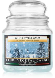 THD Vegetal White Sweet Xmas vonná sviečka 400 g