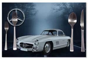 Sablio Prestieranie Mercedes-Benz 300 SL V lese: 40x30cm