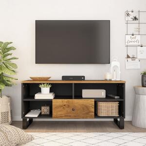 TV skrinka 100x33x46 cm masívny mangovník a spracované drevo