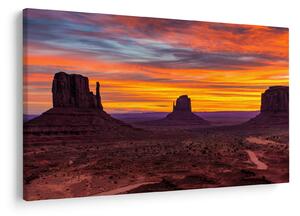 Obraz - Monument Valley v Arizone (90x60 cm)