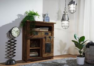 Komoda mango 75x36x90 hnedá lakovaná IRON