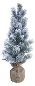 Zasnežený vianočný stromček v jute výška 45cm