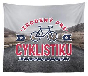 Sablio Deka Zrodený pre cyklistiku: 150x120 cm