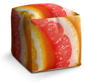 Sablio Taburet Citrusy - 40x40x40 cm