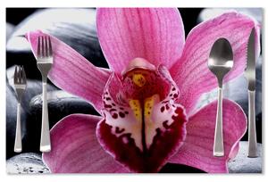 Sablio Prestieranie Ružová orchidea: 40x30cm