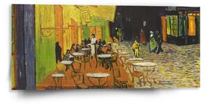 Sablio Obraz Terasa kaviarne v noci - Vincent van Gogh - 110x50 cm