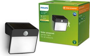 Philips 8720169265448, Vonkajšie nástenné osvetlenie, Čierna, Plast, IP44, Patio, Záhrada, III