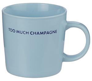 GOOD VIBES Hrnček "Champagne" 400 ml - modrá
