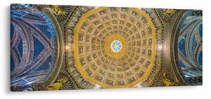 Obraz stropu Sienského kostola (120x50 cm)