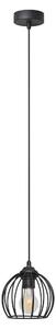 Helam Luster na lanku MERCURE 1xE27/60W/230V pr. 16 cm čierna HE1181 + záruka 3 roky zadarmo