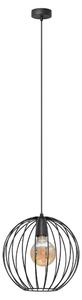 Helam Luster na lanku MERCURE 1xE27/60W/230V pr. 30 cm čierna HE1180 + záruka 3 roky zadarmo