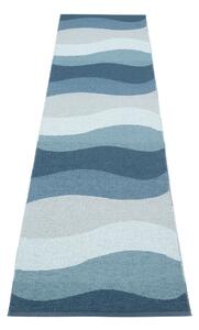 Modrý vnútorný a vonkajší behúň 70x300 cm Urvi Water – Pappelina