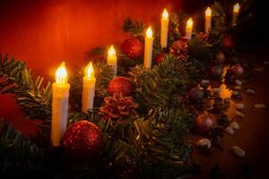 Vianočné sviečky na stromček - bezdrôtové, 10 ks