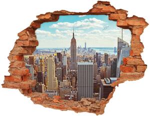 Samolepiaca nálepka na stenu New york letu vták