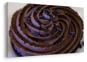 Obraz - Čokoládový Cupcake (90x60 cm)