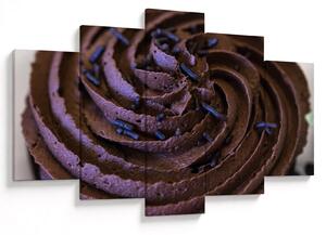 Obraz - Čokoládový Cupcake (150x105 cm)