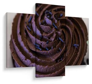 Obraz - Čokoládový Cupcake (90x60 cm)